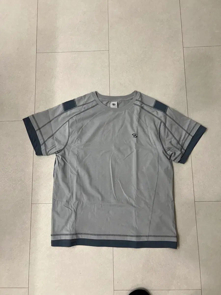 SAN SAN GEAR サンサンギアー メッシュ パネル Tシャツ スカイ ブルー 24SS 4サイズ SAN SAN GEAR サンサンギアー メッシュ パネル Tシャツ スカイ ブルー 24SS 4サイズ
