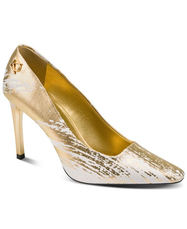 ダナ キャラン ニューヨーク レディース シューズ パンプス Donna Karanew York Womensavita High SlipOn Pumps IvoryGold アイボリー