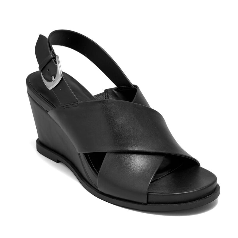 エアロソールズ レディース シューズ パンプス サンダル Aerosoles Dayonara Womens Wedge Slingback Sandals Black ブラック