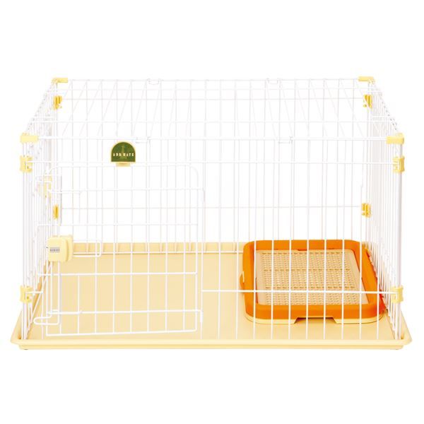 アドメイト 2ドアパピーサークル 屋根面・トイレセット【ペット用品】 犬用ケージ 室内犬 小型犬