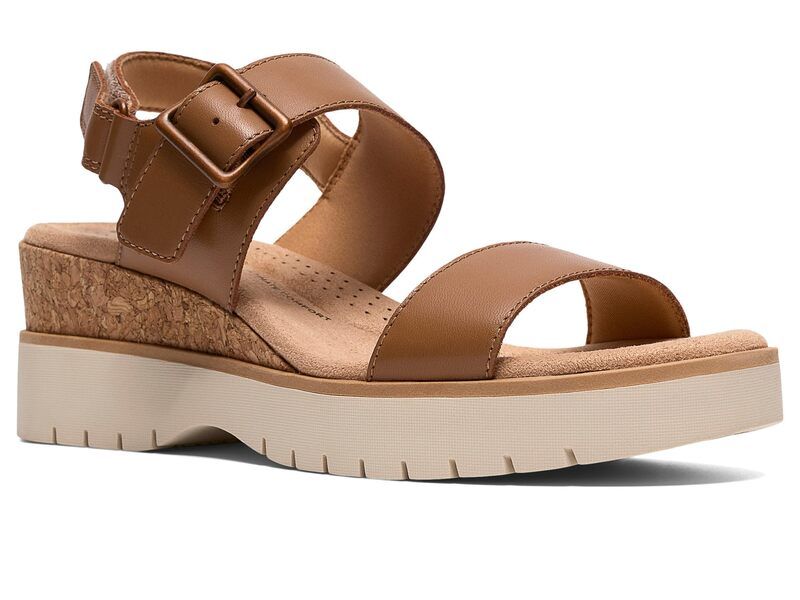 クラークス レディース シューズ ヒール Clarks Diaz Rose Tanubuck タン