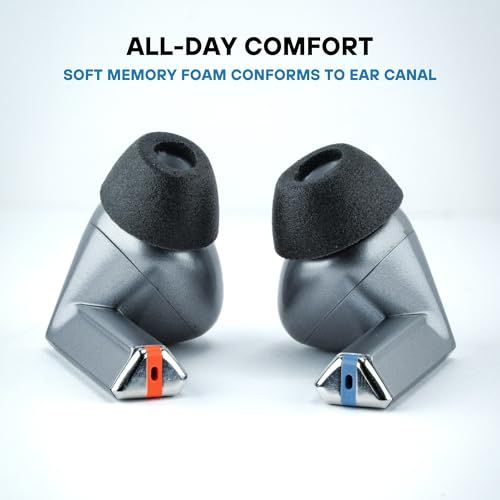 R◆Comply Foam TrueGrip プレミアムメモリーフォームイヤーチップ Samsung Galaxy Buds 3 Pro用 ? S ブラック (3ペア) ? スモールストッキングスタッファー 快適なノイズアイソレーション 取り d33b6b39