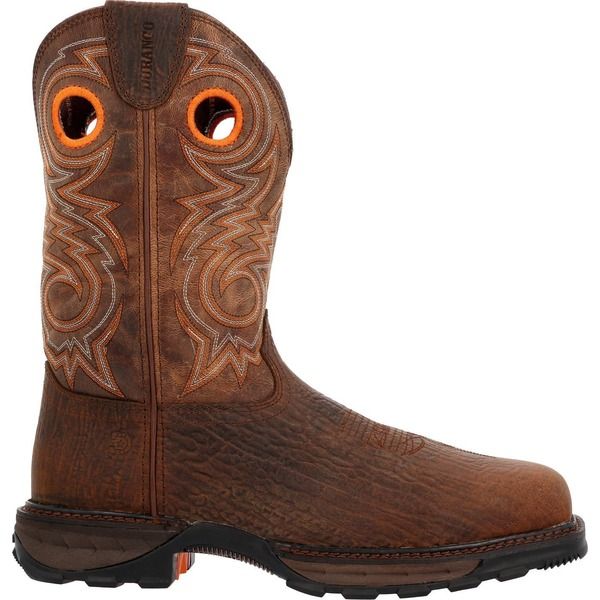 ドゥランゴ メンズ シューズ ブーツ・レインブーツ DURANGO Composite Toe Western Work Boot Bay Brown And Steel Cut Oat ブラウン