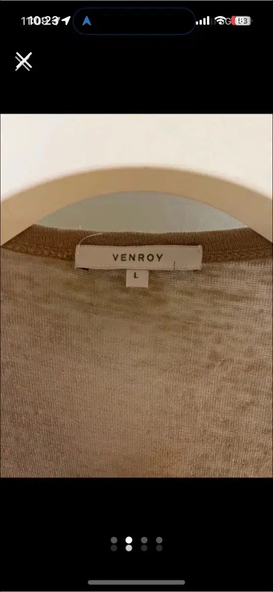 VENROY リネン Tシャツ L VENROY リネン Tシャツ L
