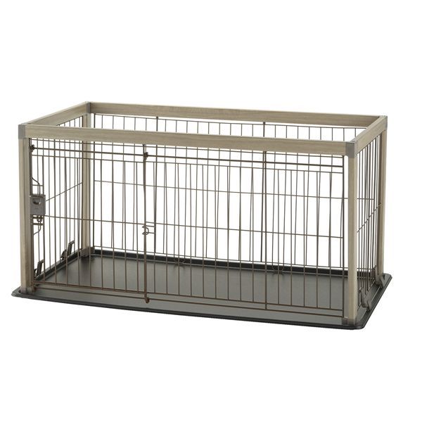 アルミフレームペットサークル 110-60 ベージュ ペット用品 犬用ケージ 室内犬 小型犬
