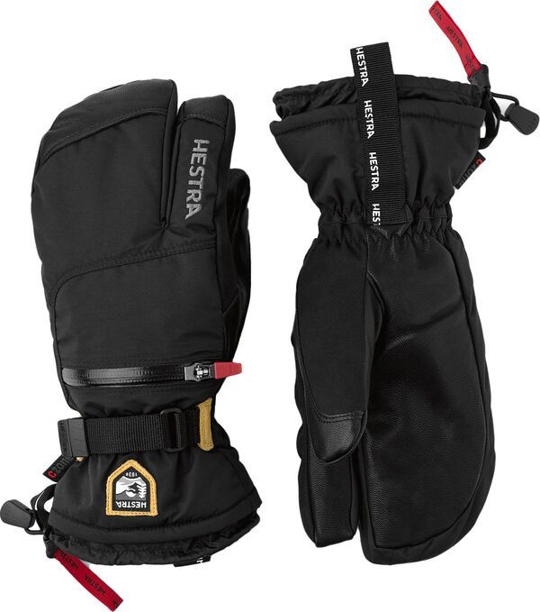 ヘストラ メンズ アクセサリー 手袋 Hestrall Mountain CZone 3Finger Gloves Black ブラック