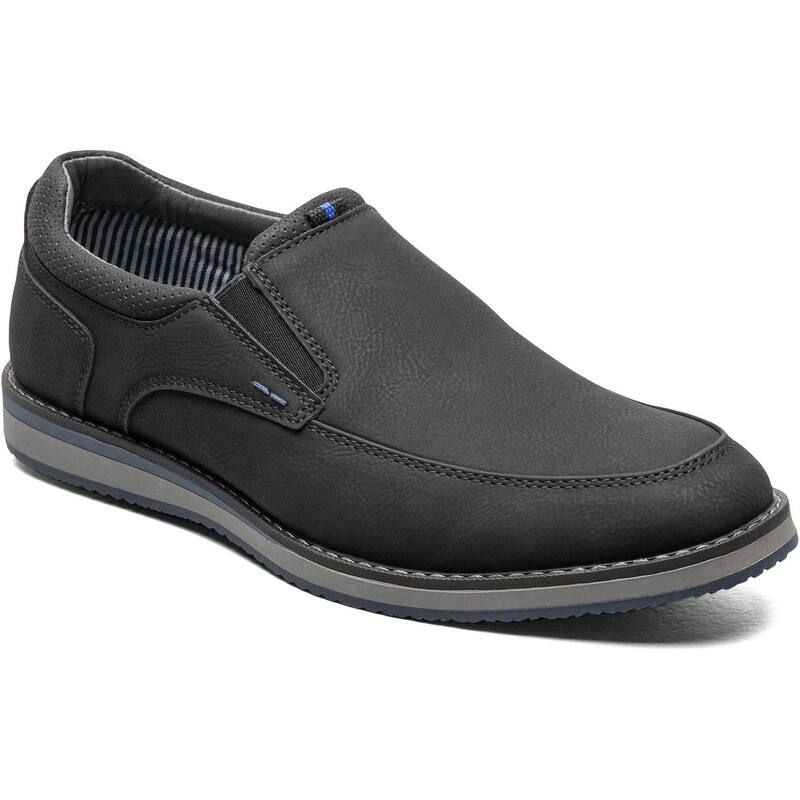 ノンブッシュ レディース シューズ オックスフォード Nunn Bushyde II Mens Moc Toe SlipOn Shoes Black ブラック