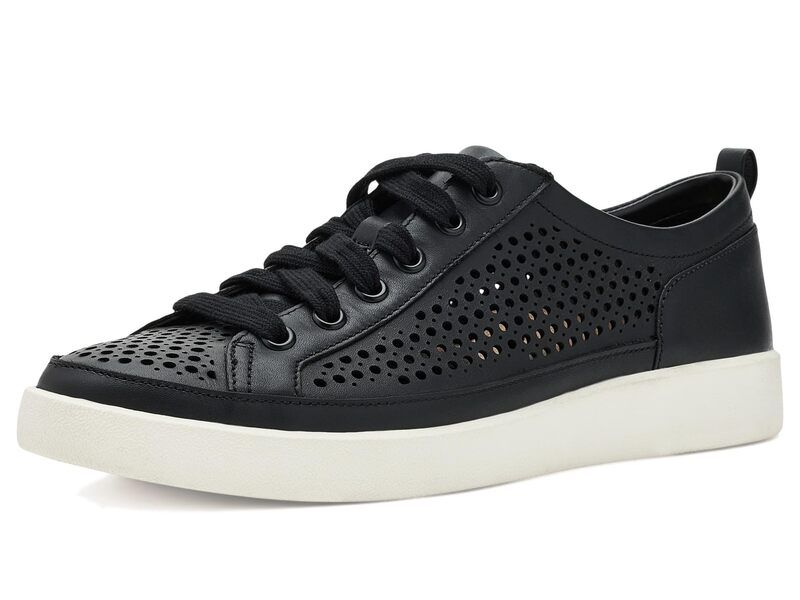 バイオニック レディース シューズ スニーカー VIONIC Winny Perf Black Leather ブラック