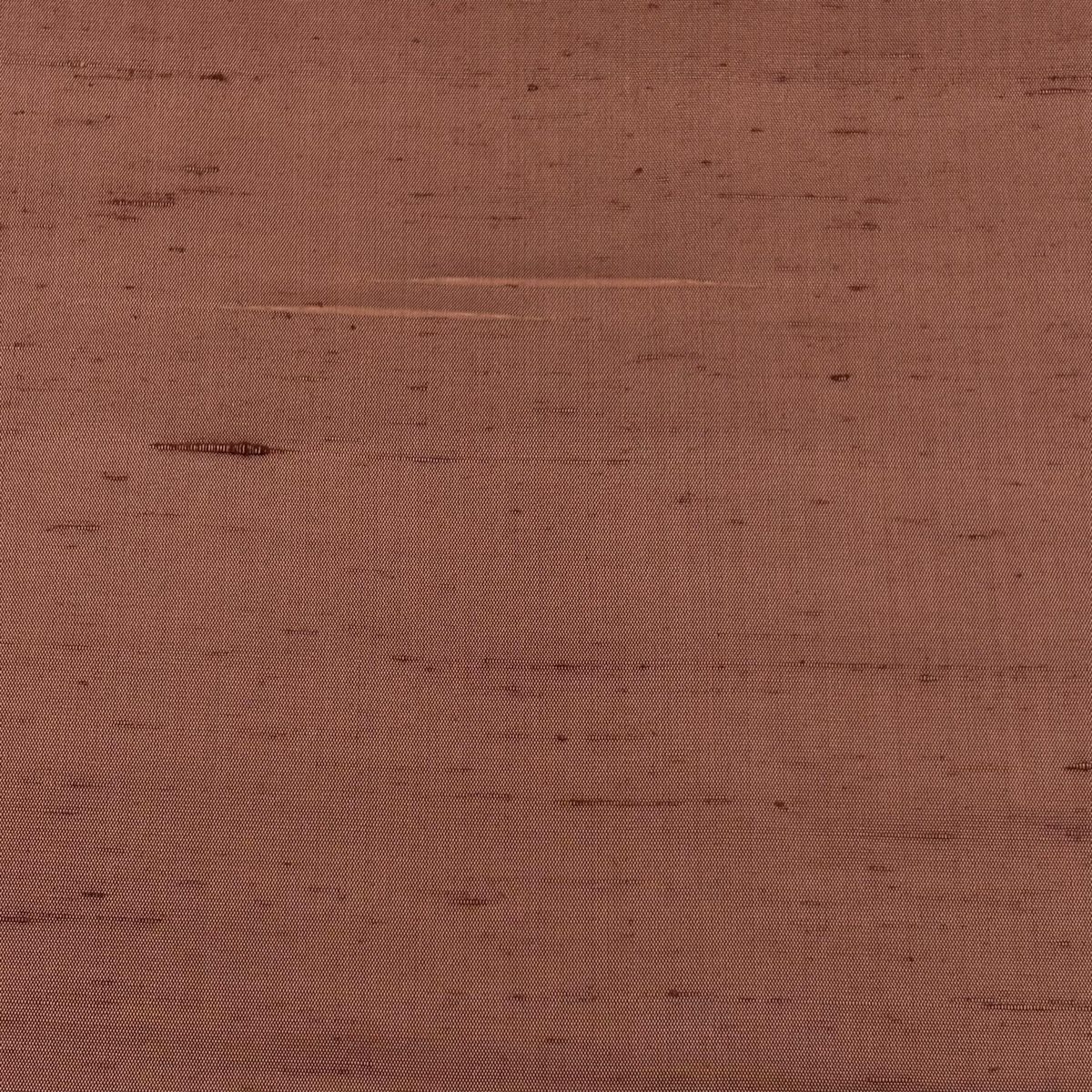 反物 秀品 紬 茶色 正絹 【中古】