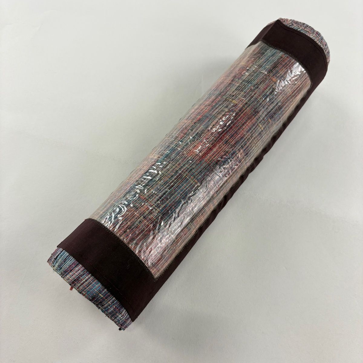 反物 秀品 紬 青灰色 正絹 【中古】