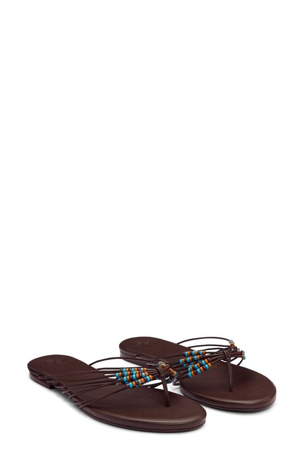 リフォーメーション レディース シューズ サンダル Reformation Jessica Flathong Sandal Espresso Leather