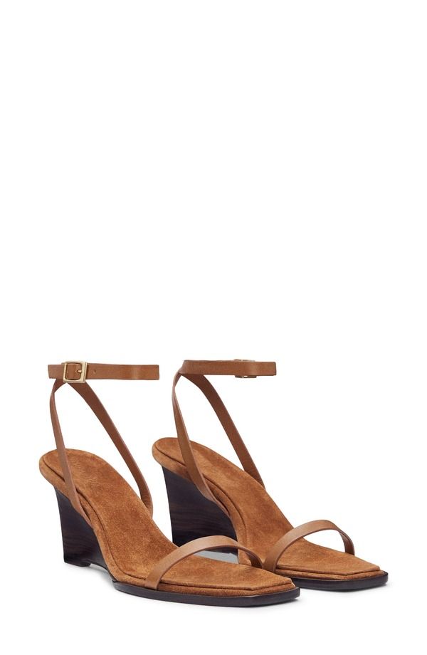 リフォーメーション レディース シューズ ヒール サンダル Reformation Lina Wedge Sandal Rum Leather