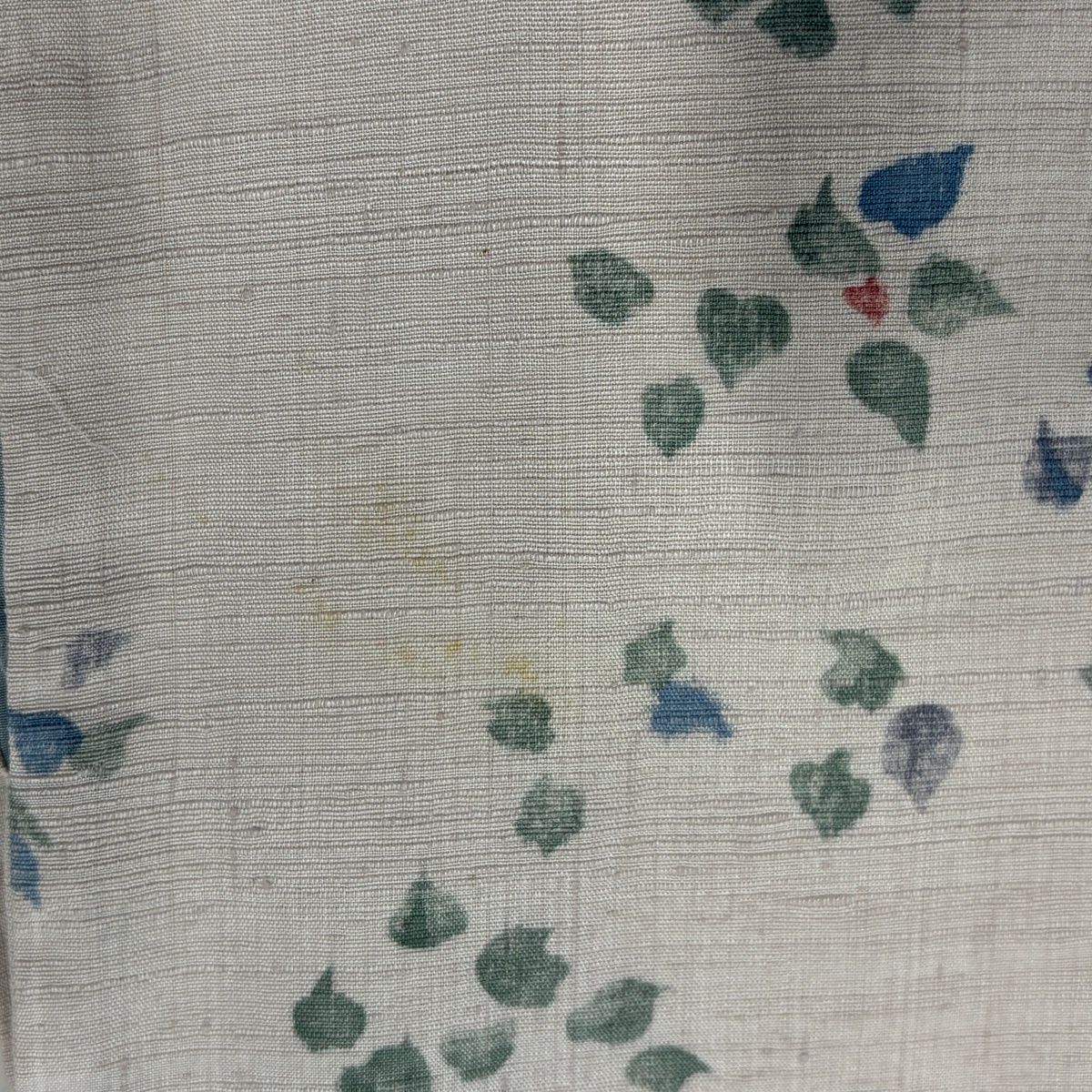訪問着 身丈163cm 裄丈64cm M 袷 紬地 椿 金彩 ピンクベージュ 正絹 秀品 【中古】