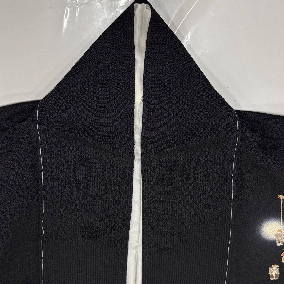 【美品】 付下げ 身丈154cm 裄丈65cm M 袷 やまと 人物行列 ぼかし 黒 正絹 秀品 【中古】 【美品】 付下げ 身丈154cm 裄丈65cm M 袷 やまと 人物行列 ぼかし 黒 正絹 秀品 【中古】
