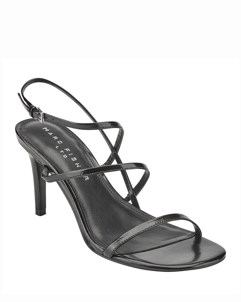 マーク・フィッシャー レディース シューズ サンダル Marc Fisher LTD Womens Denzi Round Toe Dresstrappy Sandals Black 001 ブラック