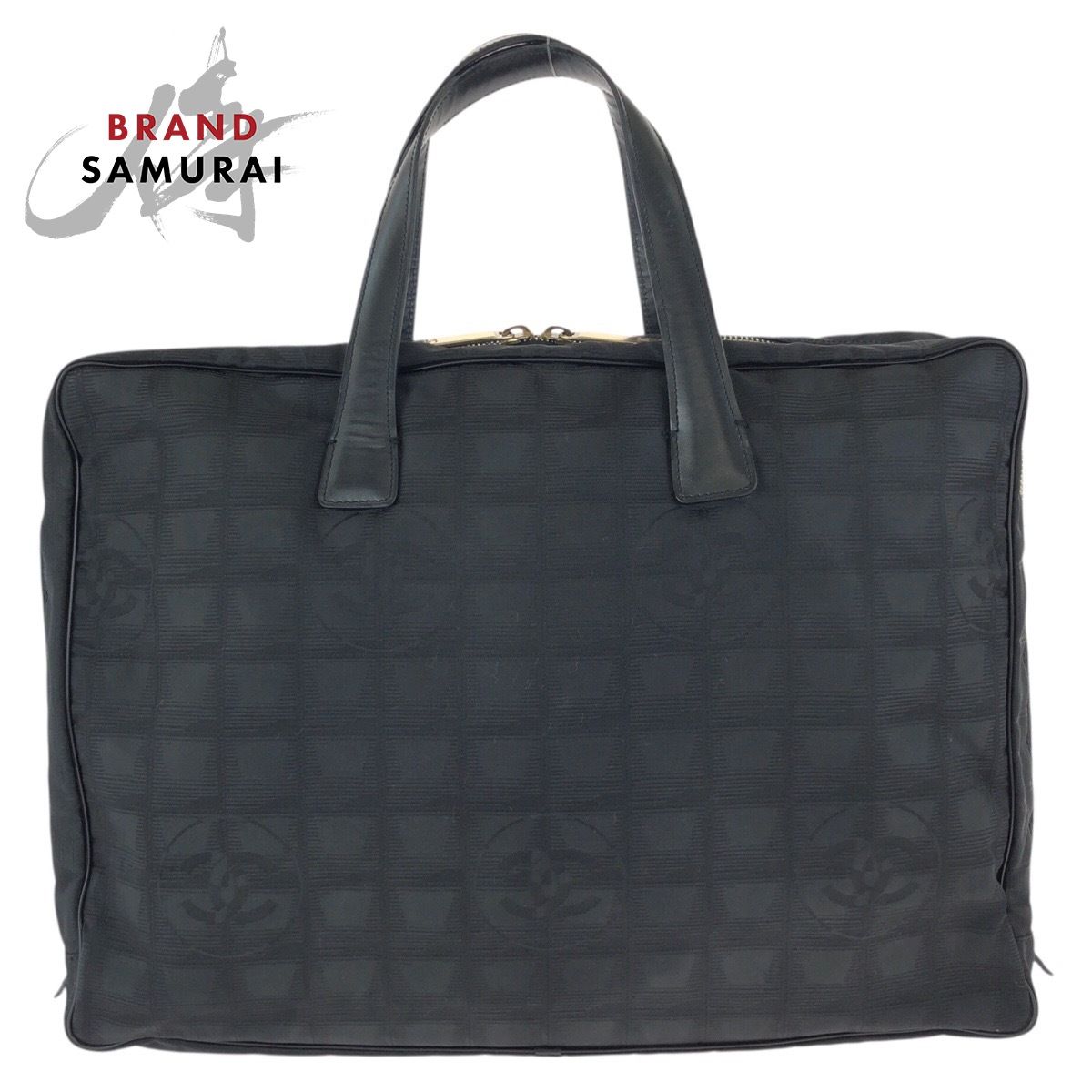 シャネルニュートラベルライン ビジネスバッグ 美品 CHANEL シャネル ニュートラベルライン ココマーク ブラック 黒