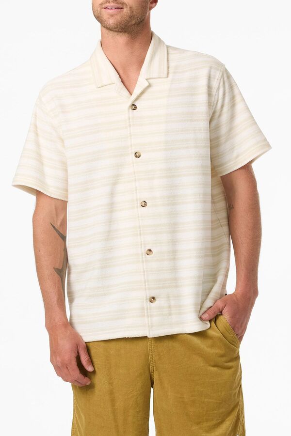 オニール メンズ トップス シャツ ニット ONeill Mens Country Club Short Sleeve Knit Shirtofu