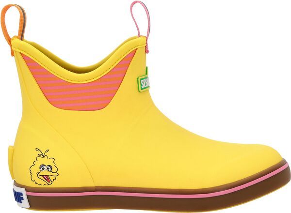 エクストラタフ レディース シューズ ブーツ・レインブーツ アンクル XtraTuf Womensesame Street Big Bird Ankle Deck Boots Big Bird Yel