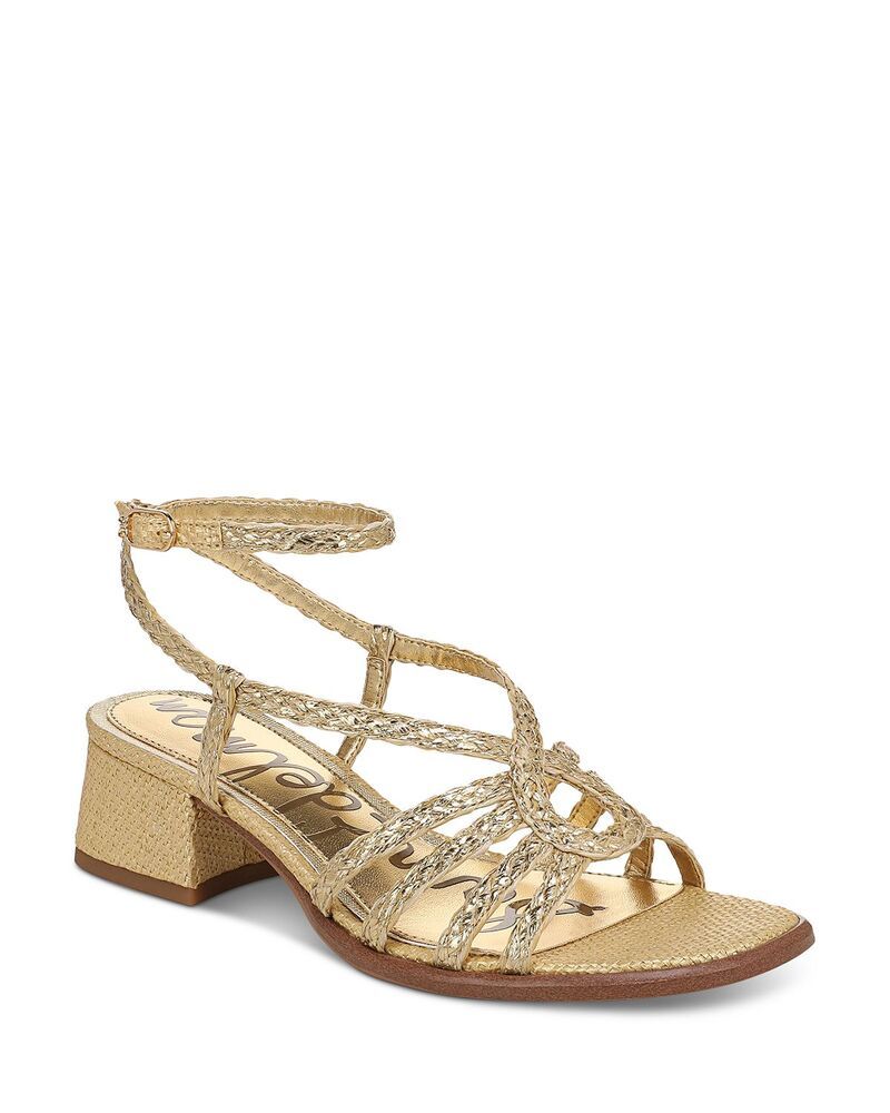 サムエデルマン レディース シューズ サンダル Sam Edelman Womens Fletcher Strappy Sandals Amber Gold アンバー
