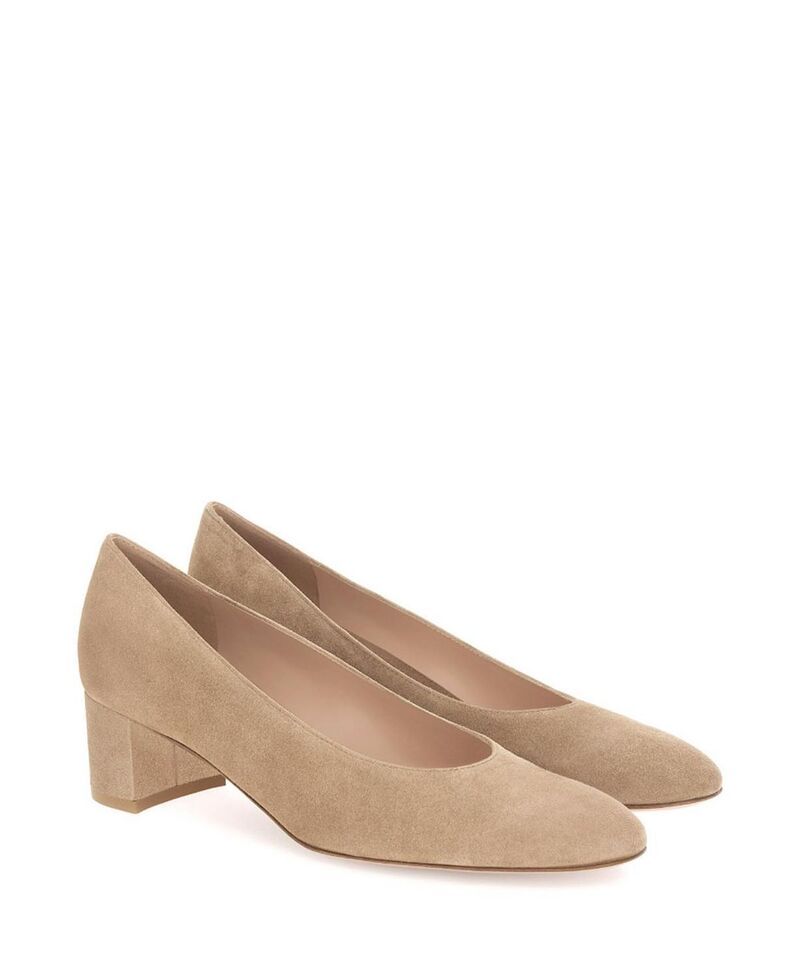 ジャンヴィト ロッシ レディース シューズ パンプス Gianvito Rossi Womens Ryan 45 Pumps Brown Suede Leather ブラウン