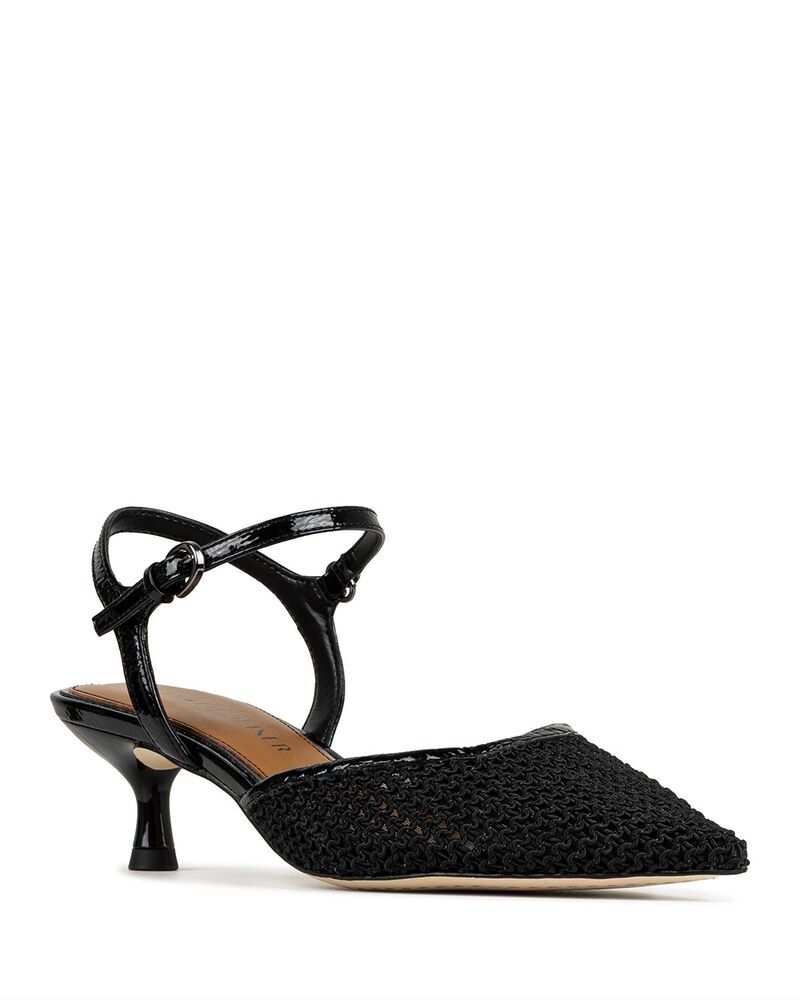 ドナルドプリネール レディース シューズ パンプス Donald Pliner Womens Pointed Toe Slingback Pumps Black ブラック