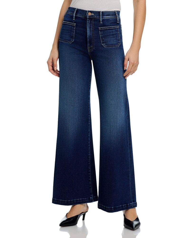 マザー レディース ボトムス デニムパンツ ジーンズ MOTHER Hustleroller Patch Pocket Sneak High Rise Jeans in Taking Chances
