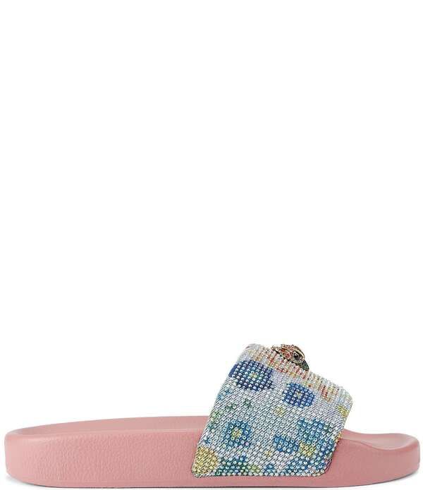 カートジェイガーロンドン レディース シューズ パンプス フラワー柄 サンダル ロゴ フラワー Kurt Geiger London Meena Floralogornament Eagle Pool