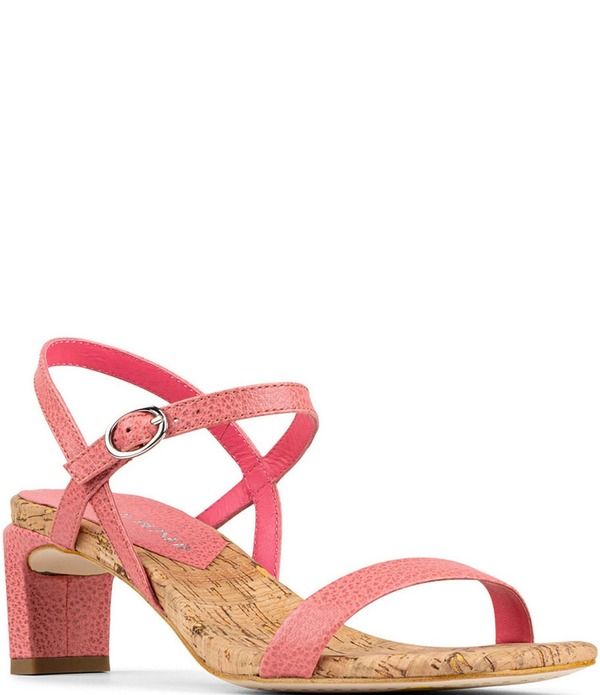 ドナルドプリネール レディース シューズ ヒール サンダル レザー Donald Pliner Brazi Tumbled Leather Kitten Heel Dressandals Pink ピ