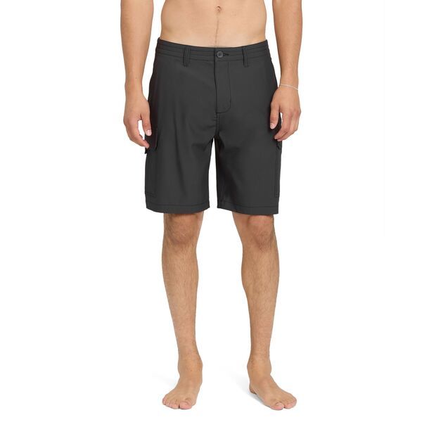 クイックシルバー メンズ ボトムス ハーフパンツ・ショーツ ショートパンツ Quiksilver Mens Waterman Legion Cargo 20 Hyrbid Shorts Phantom