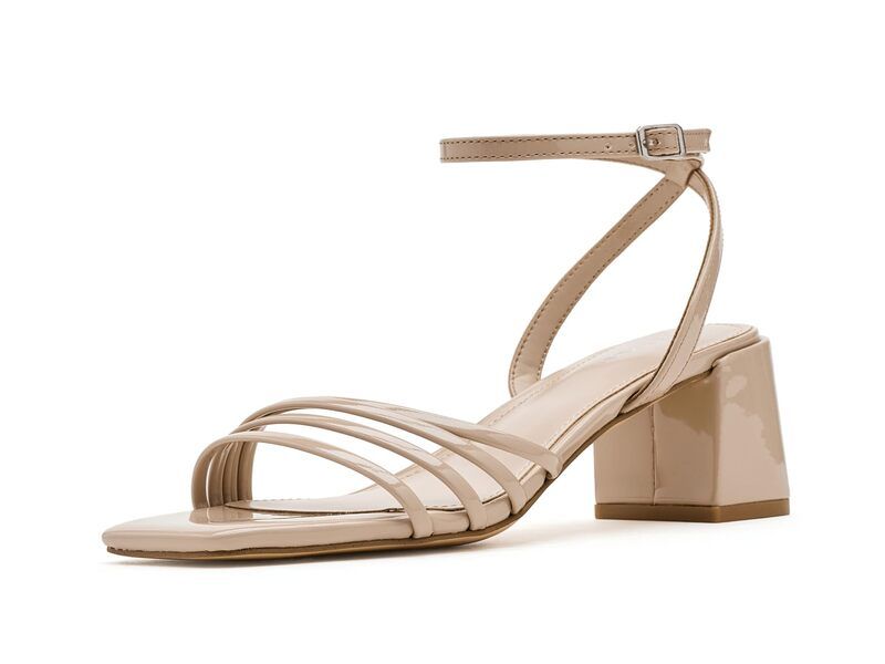 カルバンクライン レディース シューズ ヒール Calvin Klein Pazey Taupe Patent トープ