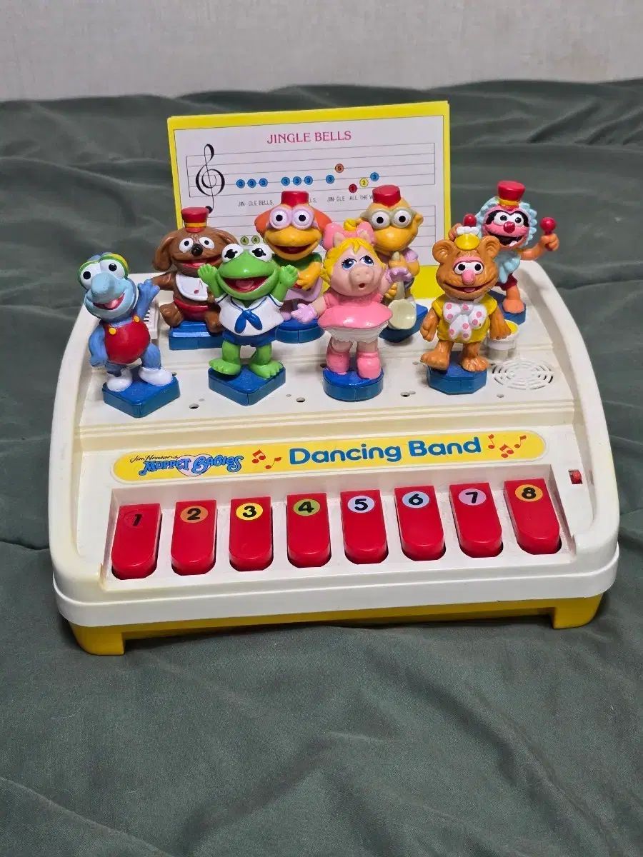 ヴィンテージ マペット ベイビー ピアノ おもちゃ ダンシング バンド
