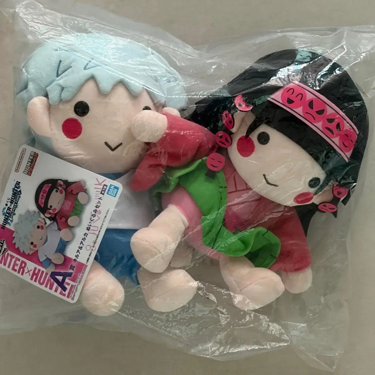 HUNTER×HUNTER COOGI(クージー) 一番くじ A賞 キルア アルカ ぬいぐるみ ぬい 未開封