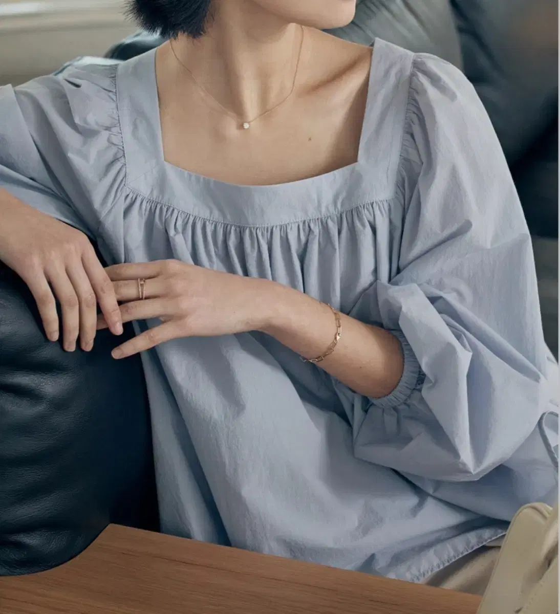 シエ ラッフル コットン ブラウス (SANDRO maje ISABEL MARANT ZARA COS Roger Vivier