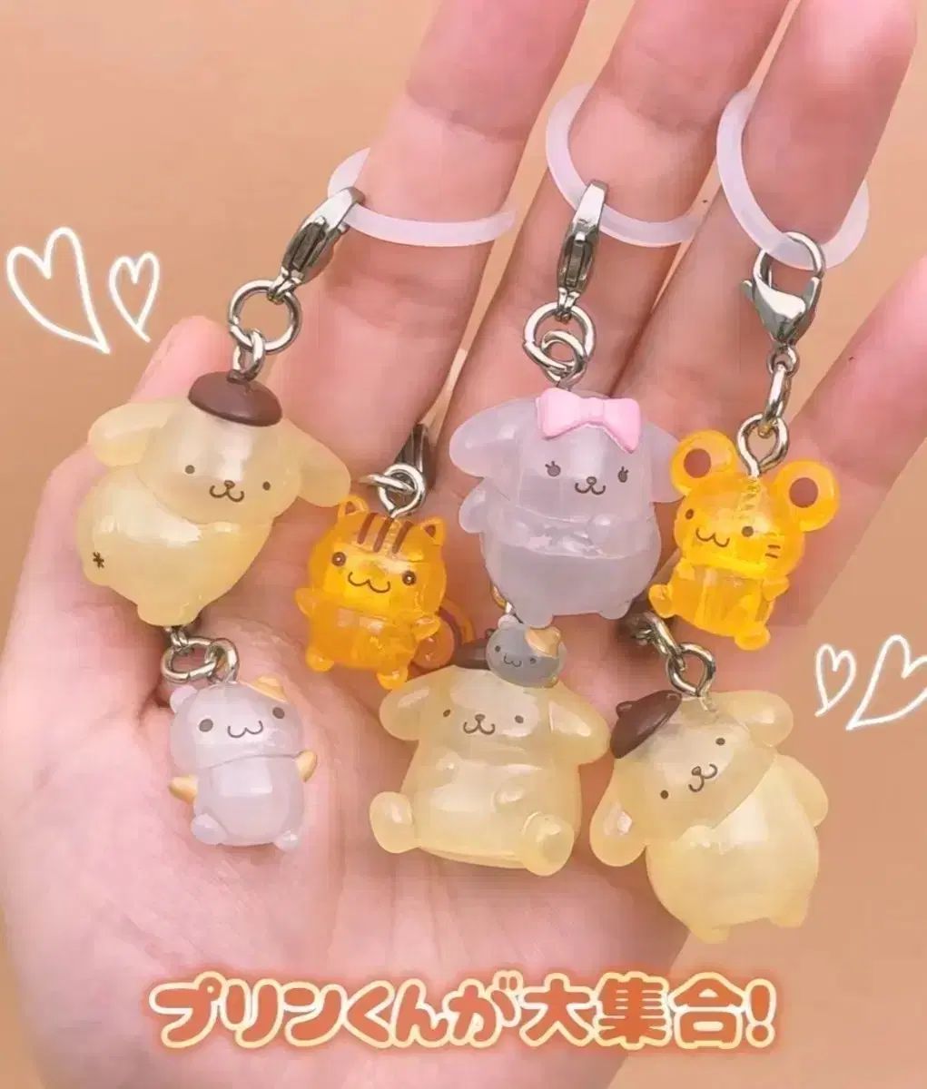 ポムポムプリン めじるし カプセル 未開封 フルセット 7種