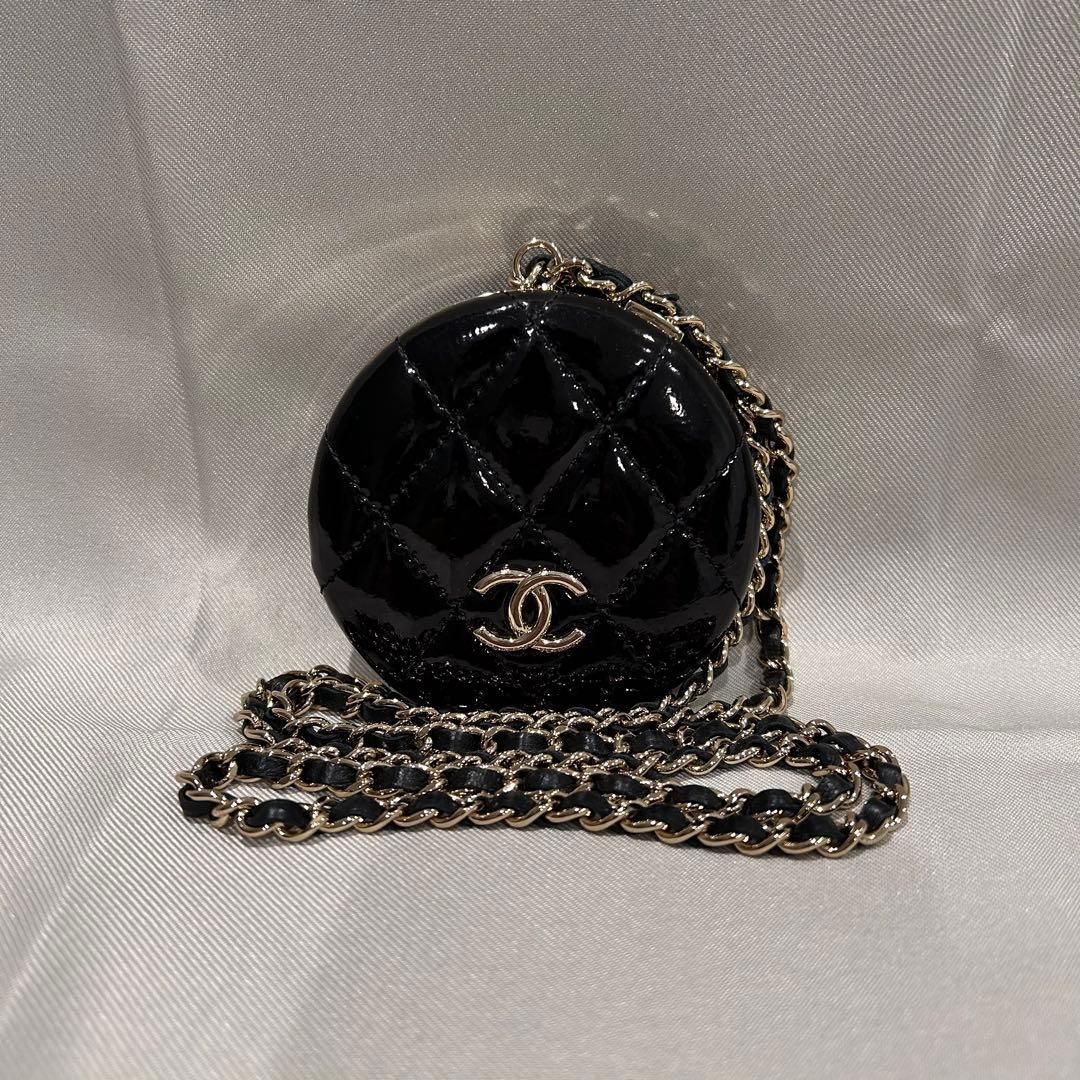 極美品 希少 CHANEL シャネル チェーンペンダントミラー マトラッセ