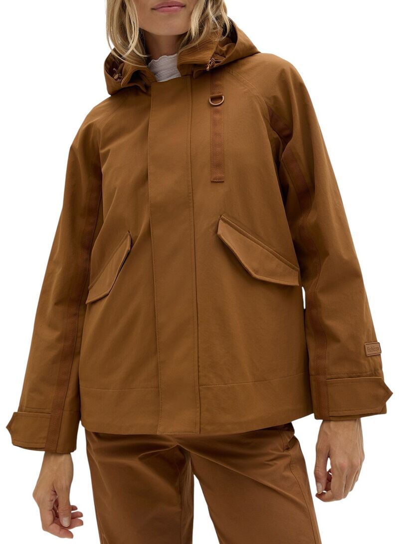 ハーフデイズ レディース アウター ジャケット・ブルゾン Halfdays Womens Mary Trail Rain Jacket Nuthatch