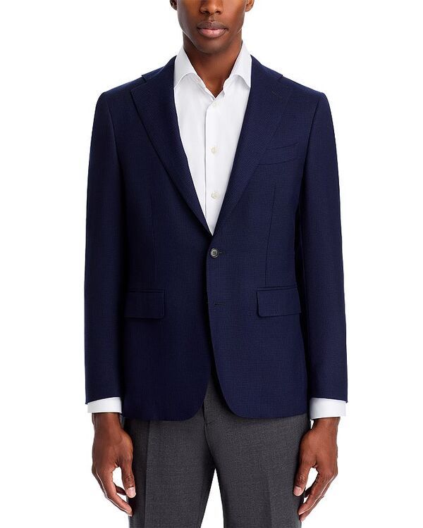 カナーリ レディース アウター ジャケット・ブルゾン スリムフィット コート キャップ Canali Capri Textured Solid Slim Fit Sport Coat Navy ネイビ
