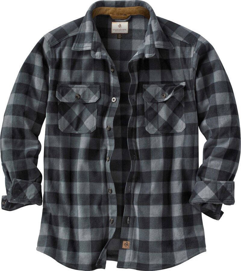 レジェンダリーホワイトテイルズ レディース トップス Tシャツ フリース Mens Legendary Whitetails Heavyweight Navigator Fleece Shirt Gr