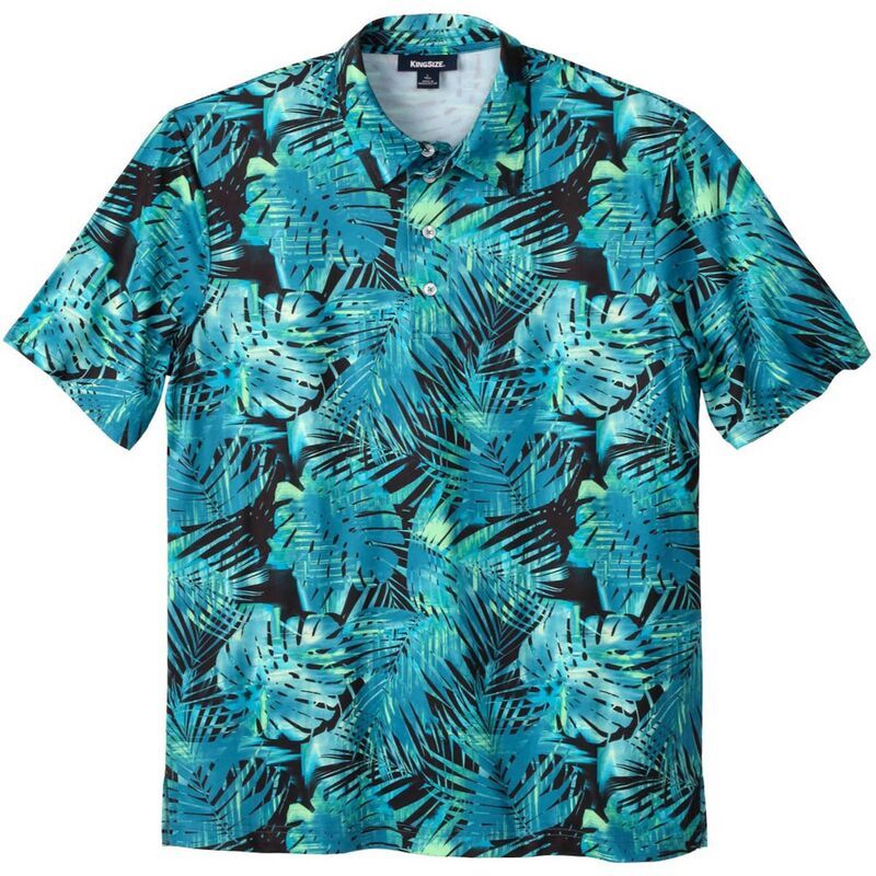キングサイズ レディース トップス Tシャツ ポロシャツ トール KingSize Mens Big Tall Stretch Performance Polo Bright Green Leaf グ