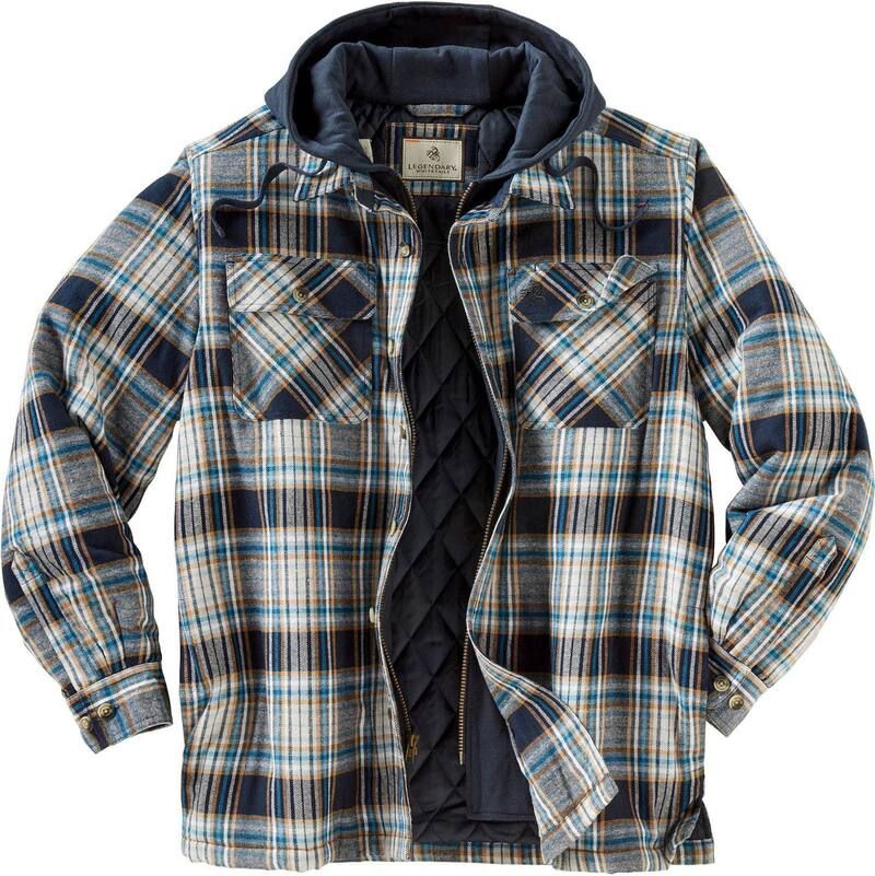 レジェンダリーホワイトテイルズ レディース アウター ジャケット・ブルゾン シャツ Mens Legendary Whitetails Maplewood Hooded Flannel Shirt J