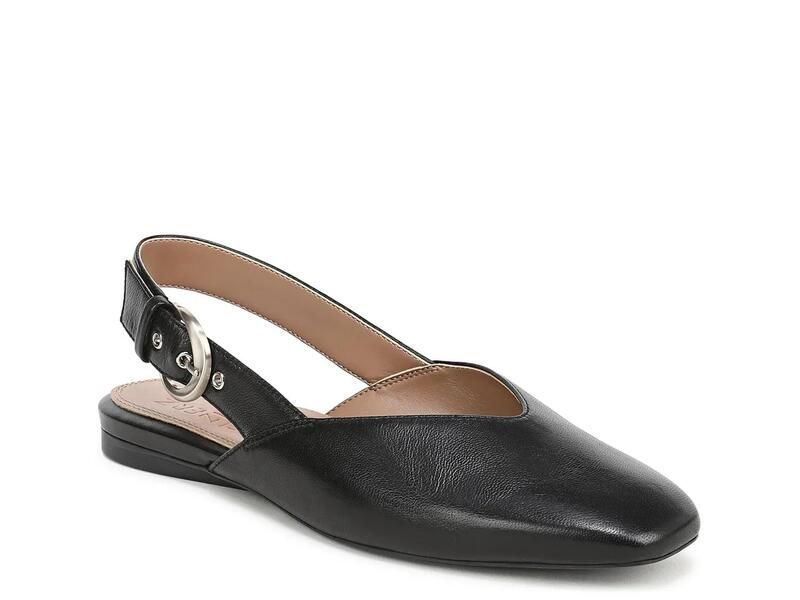 ナチュライザー レディース シューズ パンプス NaturalizerCrystal Flat Black Leather ブラック