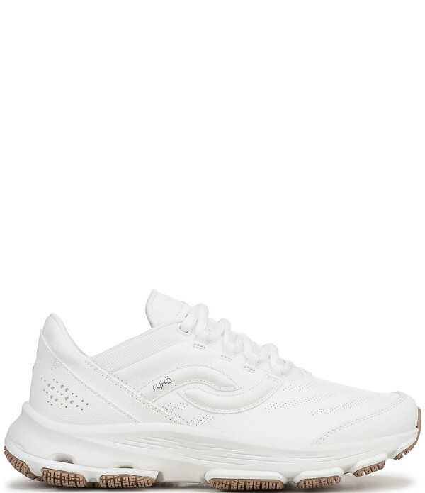 ライカ レディース シューズ スニーカー レザー Ryka Womens Devotion Sr Leather Walking Sneakers White ホワイト