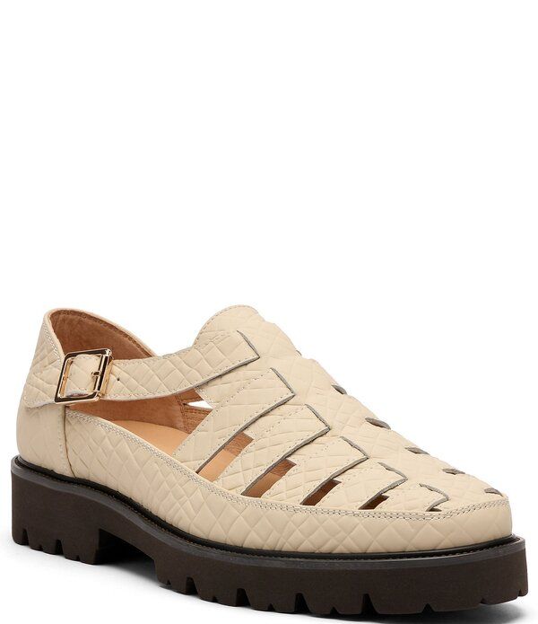 マークノーラン メンズ シューズ スリッポン・ローファー サンダル Marc Nolan Mens Magellan Lug Fisherman Sandals Cream クリーム