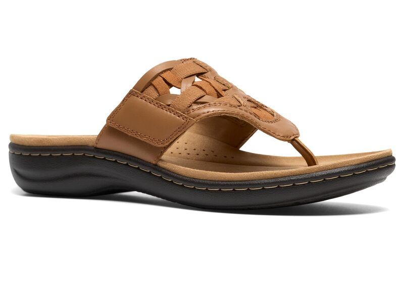 クラークス レディース シューズ ヒール Clarks Laurieann Mia Tan Leather タン