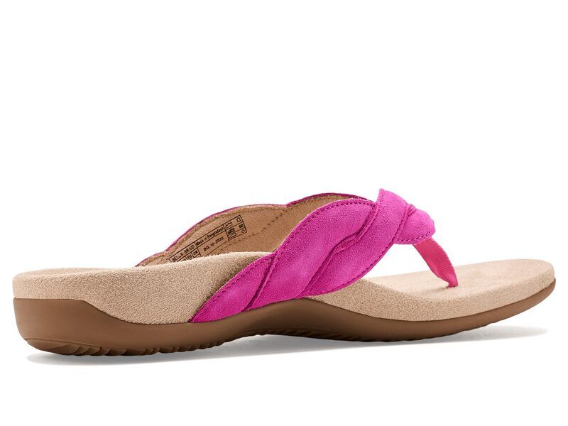 バイオニック レディース シューズ サンダル Vionic Bella Braid Thong Sandals Rose Violet Sue バイオレット