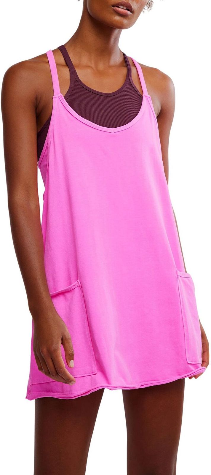 フリーピープル レディース トップス ワンピース ミニ FP Movement Womens Hot Shot Mini Dress Hot Pink ピンク