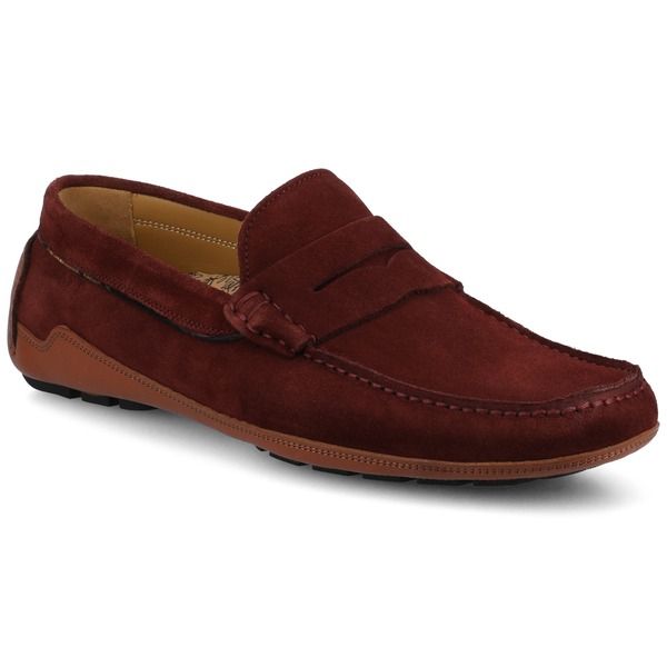 タフト メンズ シューズ TAFThe Luke Driver Moc Bordeaux