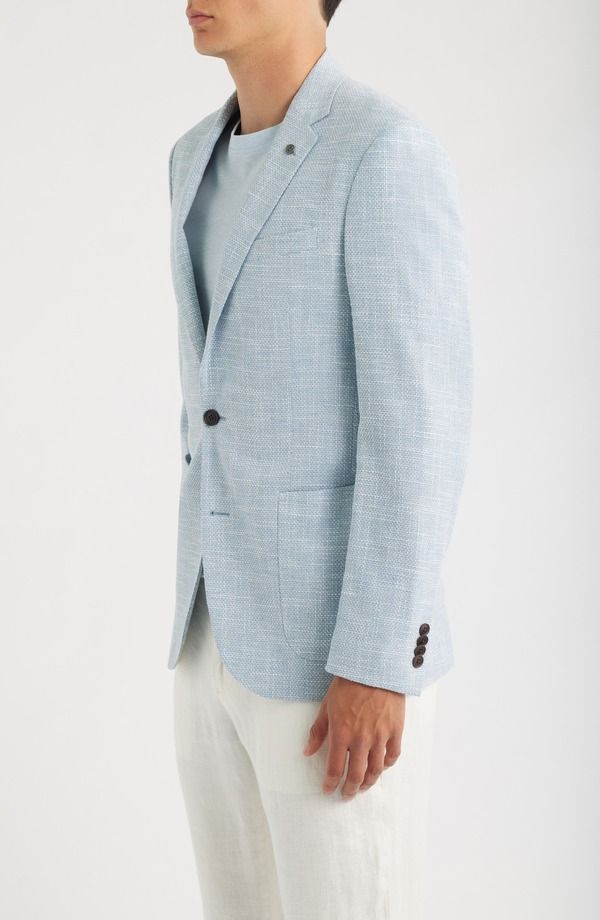 オールセインツ メンズ アウター ジャケット・ブルゾン スリムフィット コットン コート AllSaints Rudy Slim Fit Cotton Blend Sport Coat Light B