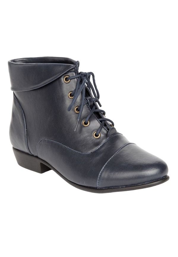 コンフォートビュー レディース シューズ ブーツ・レインブーツ Comfortview The Darcy Bootie Navy ネイビー