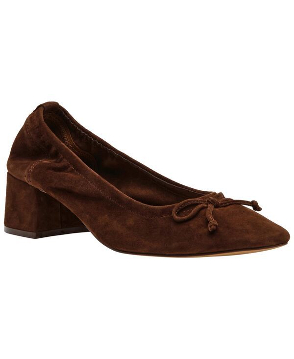 スティーブ マデン レディース シューズ パンプス ヒール Steve Madden Womens Coretta Block Heel Ballet Pumps Chocolate Suede チョ